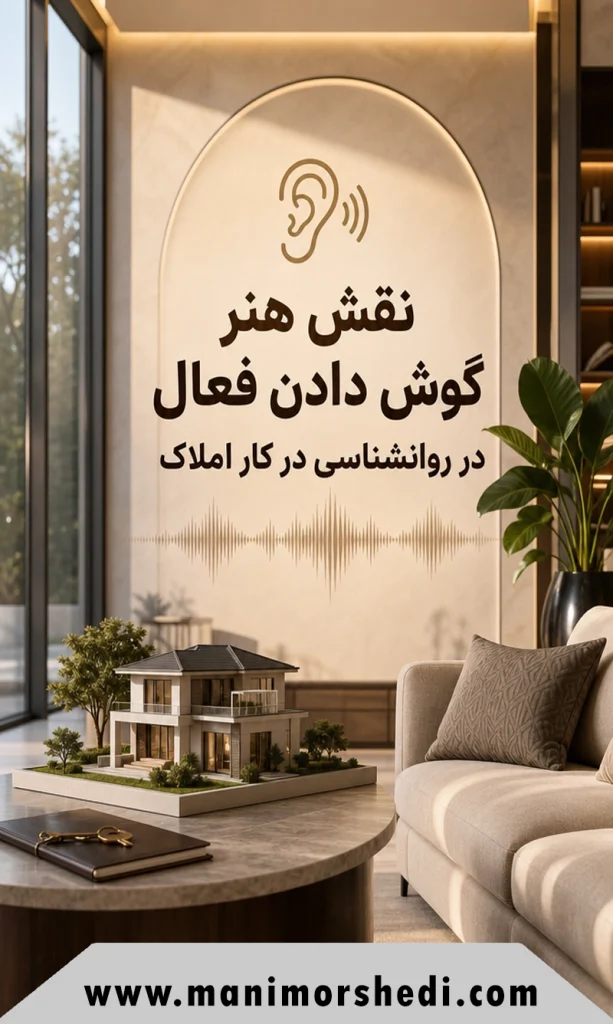 نقش هنر گوش دادن فعال در روانشناسی در کار املاک
