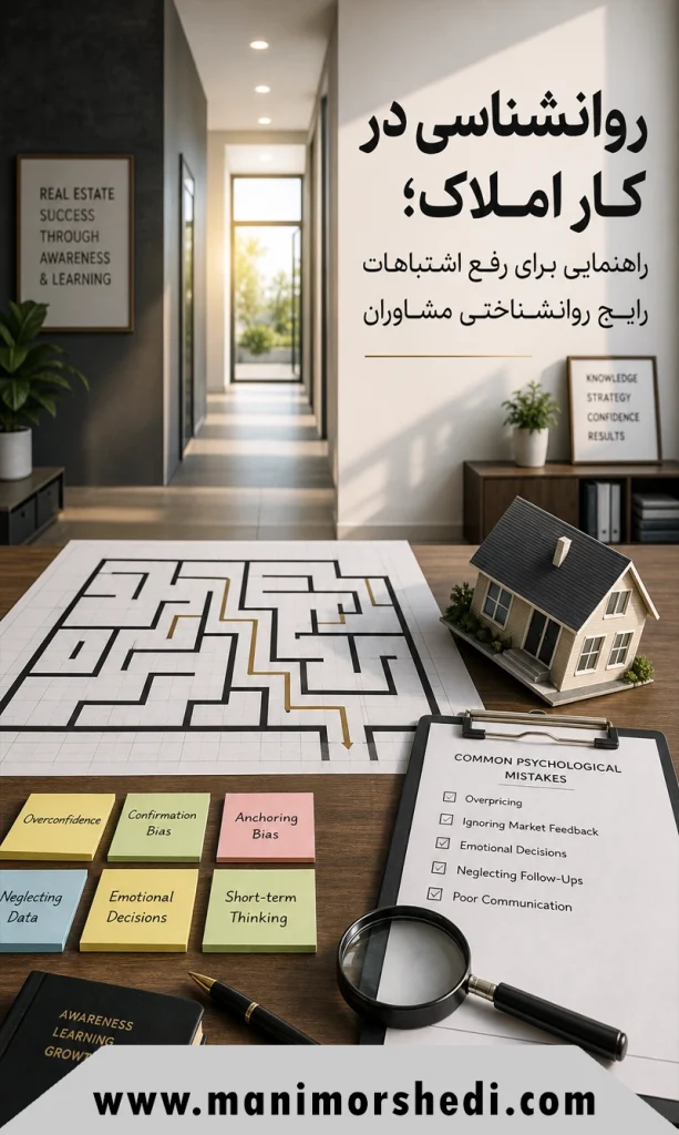 روانشناسی در کار املاک؛ راهنمایی برای رفع اشتباهات رایج روانشناختی مشاوران