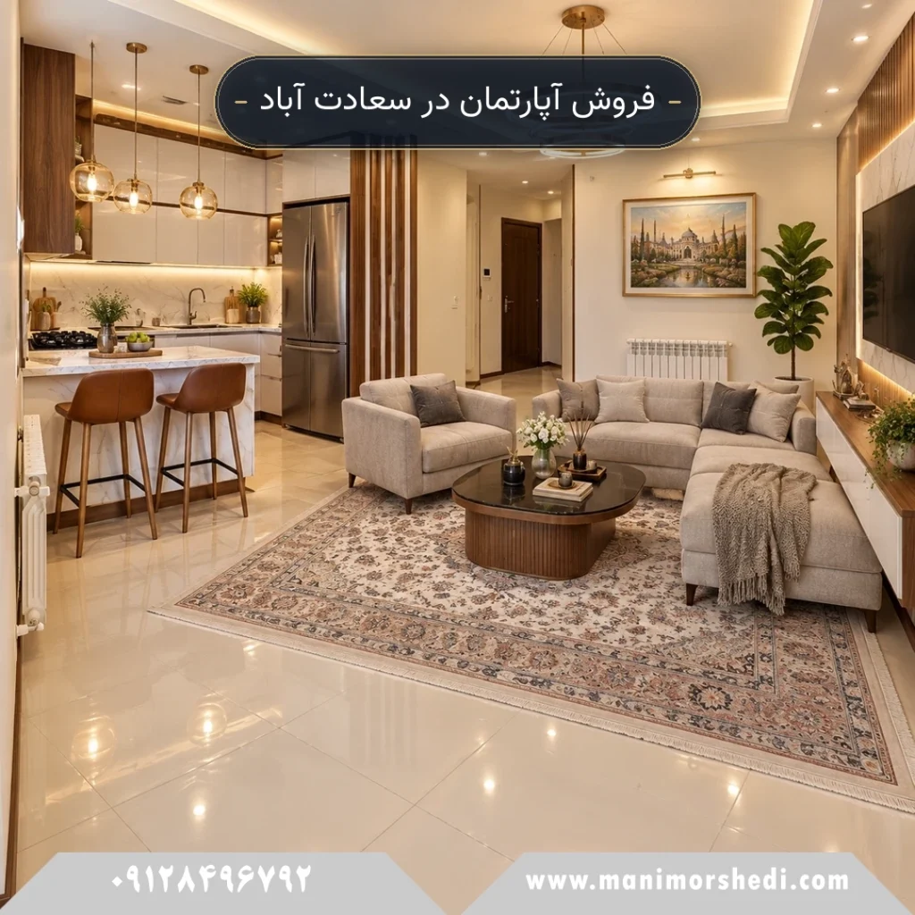 فروش آپارتمان در سعادت آباد با مانی مرشدی
